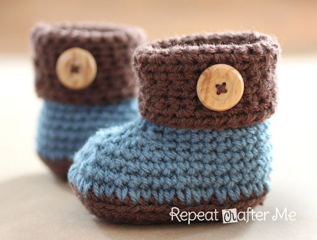 AD-Adorable-And-FREE-Crochet-Baby-Booties-Patterns-02