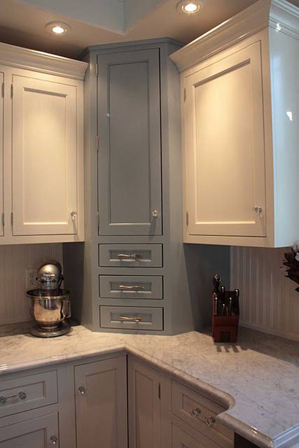 Transform the Unusable Space to a Cabinet for Kitchen Utensils Storage