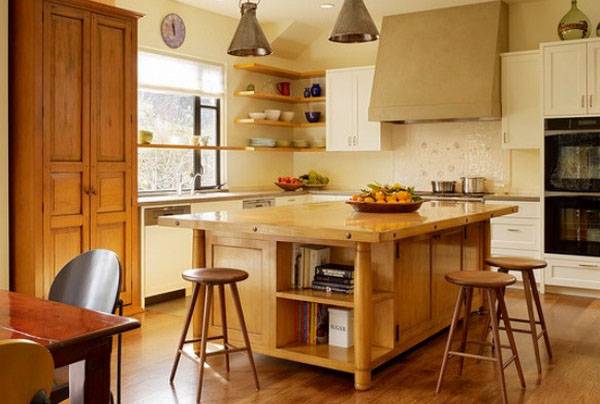 Corner shelving ideas for modern kitchen design