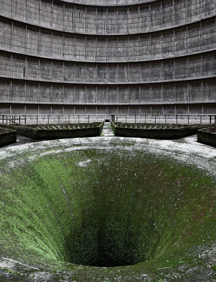 I.M. Cooling Tower, part of a deserted power plant in Belgium.