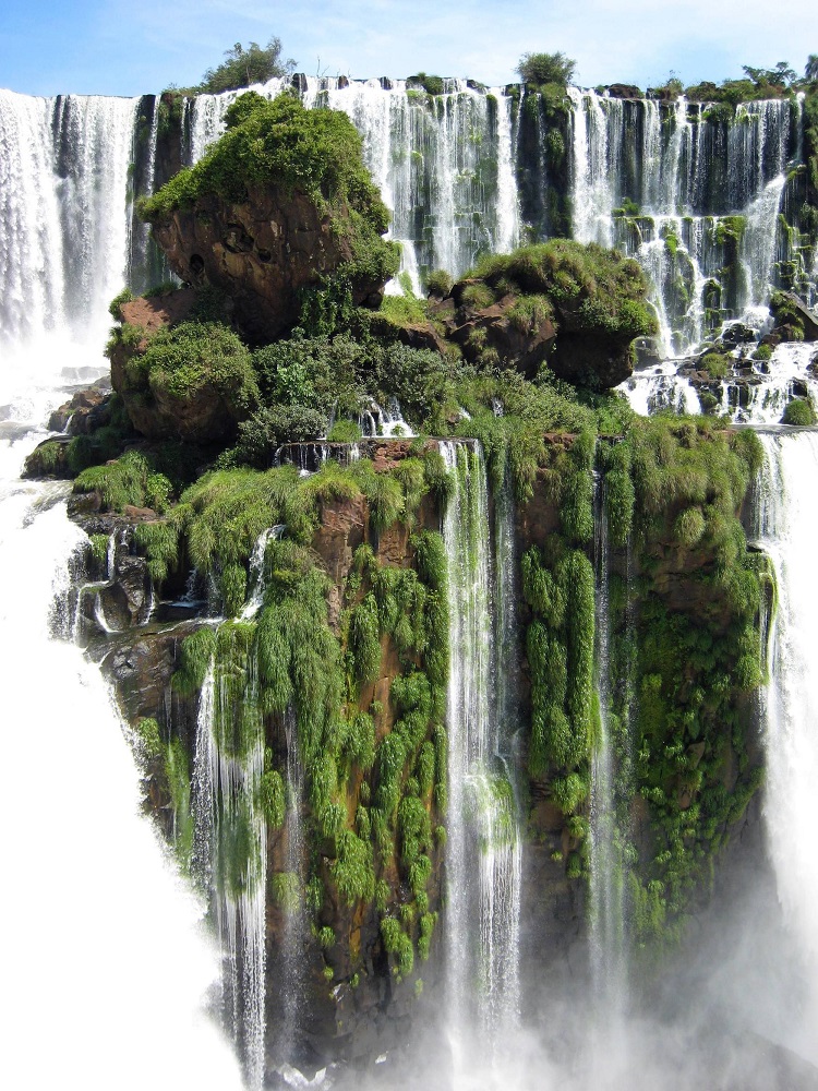 Iguazu Falls, Argentina, looks like a 'Castle in the Sky.'