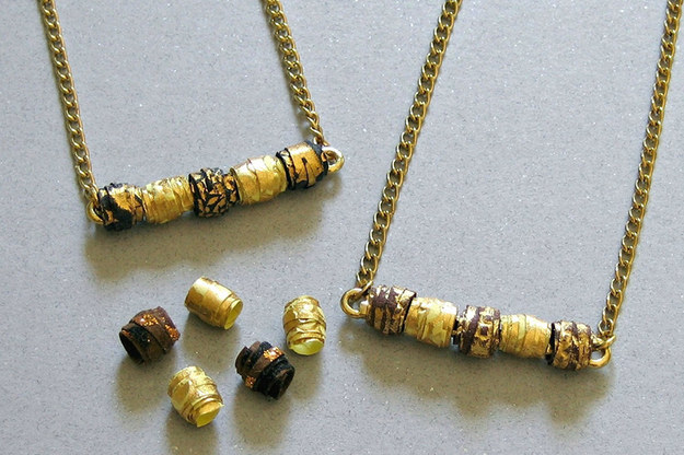 Paper Bead Necklace
