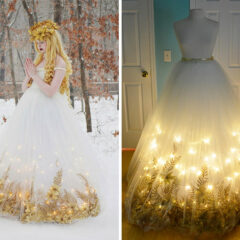 Talented 18-Year-Old Girl Sews Stunning Dresses That Look Straight Out Of A Disney Movie
