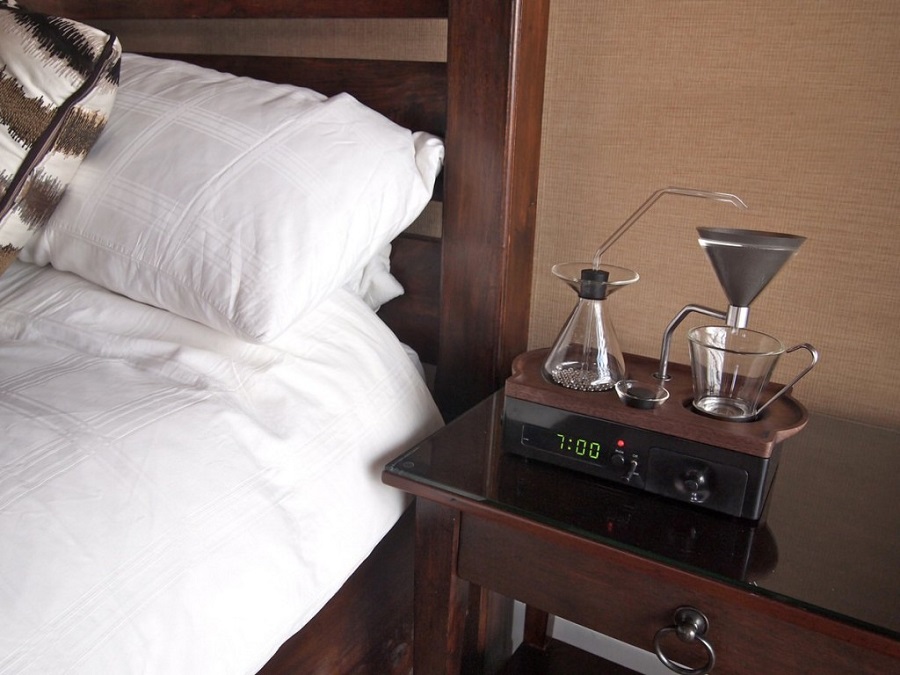 A Coffee-Brewing Alarm Clock