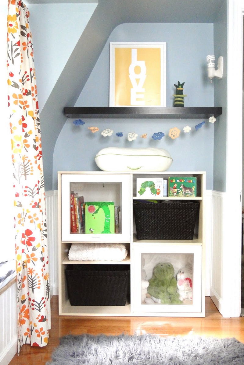 Fill Small, Awkward Nooks With Storage