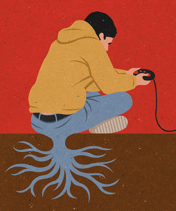 AD-Satirical-Illustrations-Show-Our-Addiction-To-Technology-40