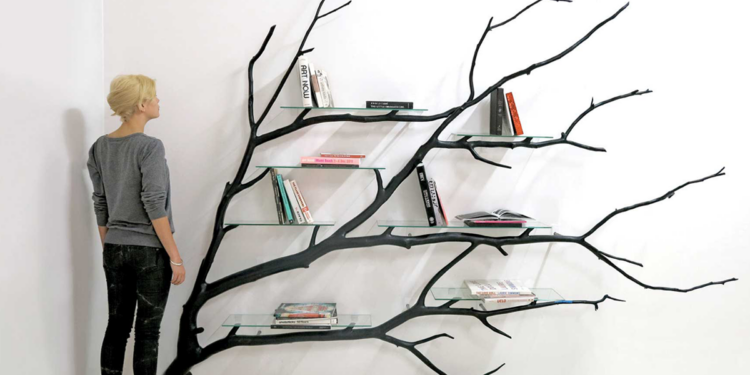 Artist Finds Fallen Tree Branch On Road, Turns It Into Shelf