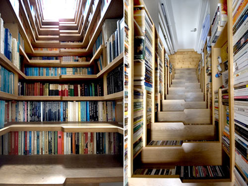 Bookshelf Stairs