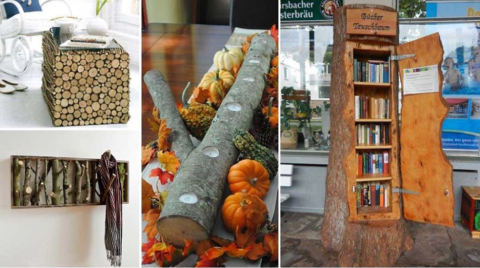 DIY Log Ideas Take Rustic Decor To Your Home