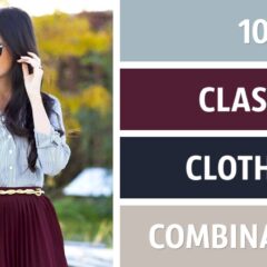 Ten Classic Clothing Combinations To Get The Perfect Image