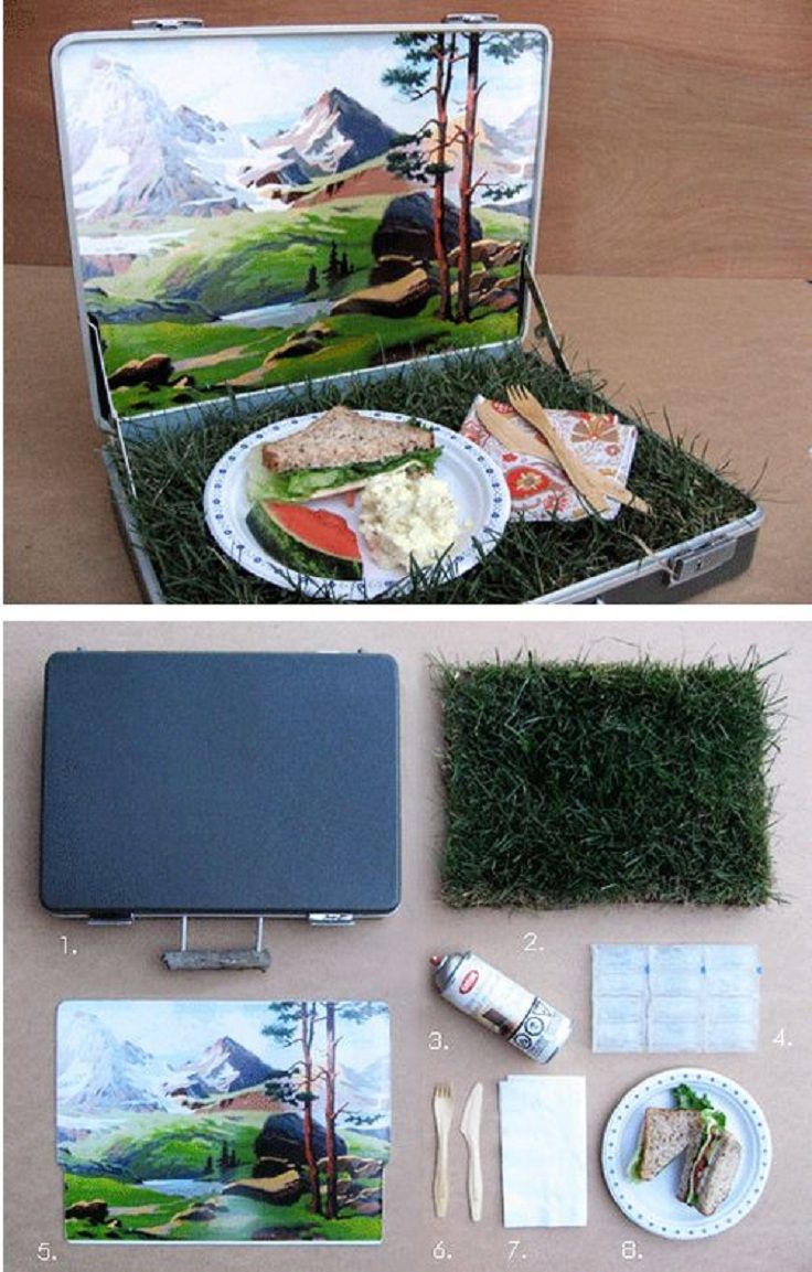 Having a really cute picnic kit will encourage you to go on more picnics.