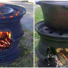 If You Do Not Know What To Do With Your Old Rims Then Maybe This Amazing And Useful Creation Will Be Very Helpful