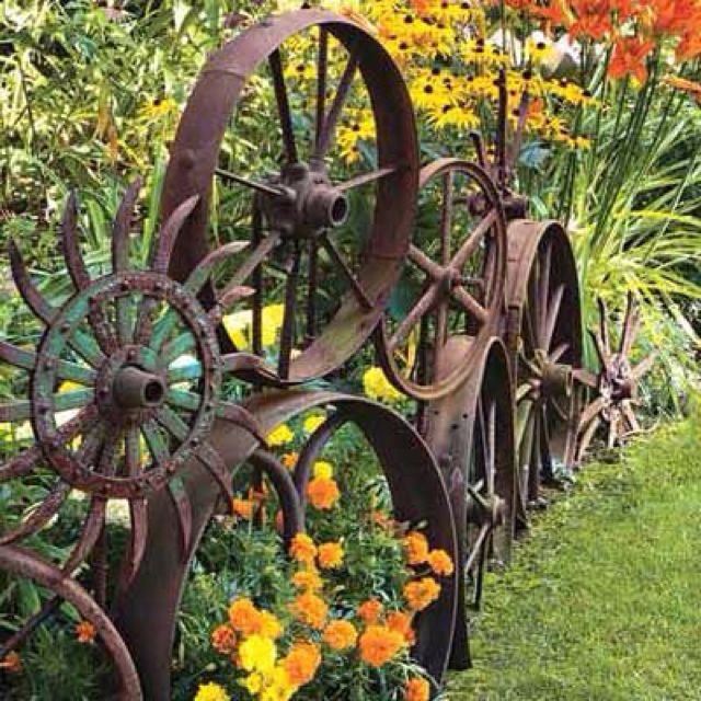 Outdoor Rusted Metal Projects, Metal Garden Art Diy