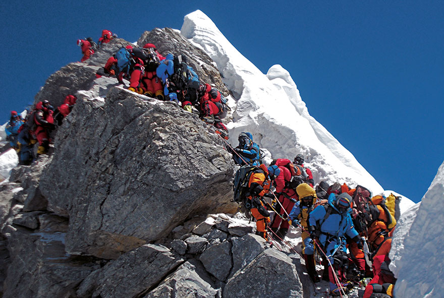 Climbing Mount Everest, Nepal