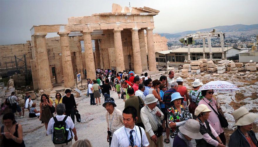 Visiting The Acropolis Of Athens, Greece