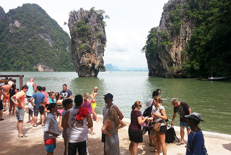 Enjoying James Bond Island In Thailand