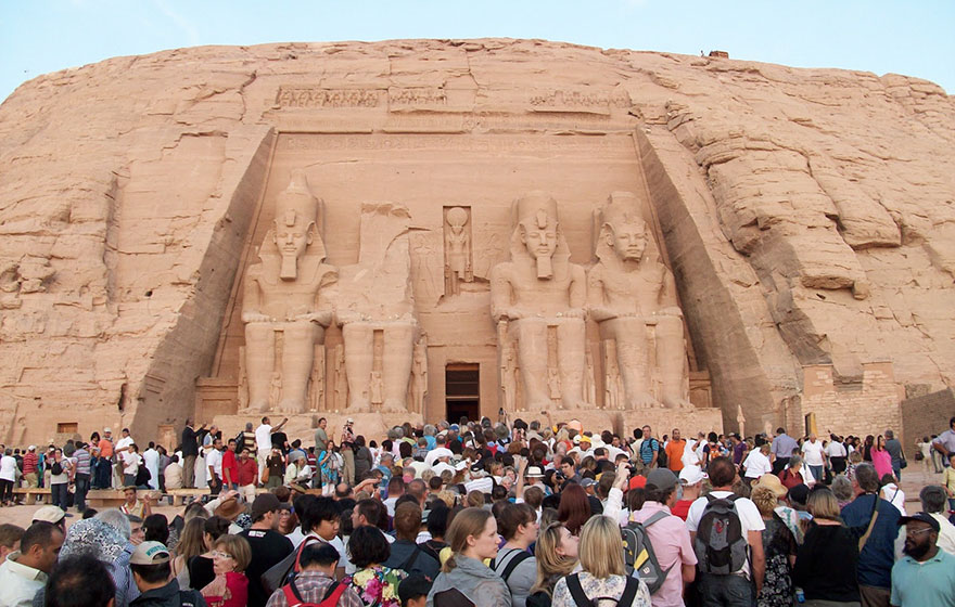 Getting Goosebumps In Front Of The Ancient Temple Of Abu Simbel In Egypt