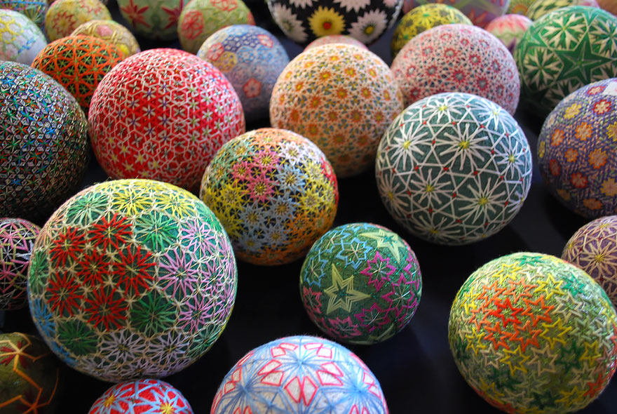 A 92-year-old Grandmother Creates A Spectacular Collection Of Embroidered Temari Spheres