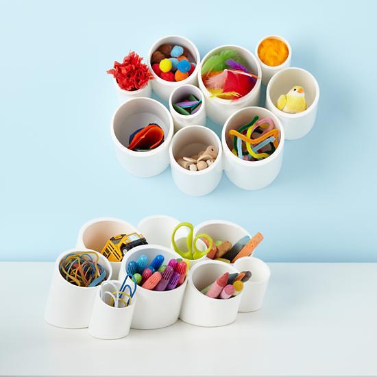 Make Desk Organizing Cups With PVC