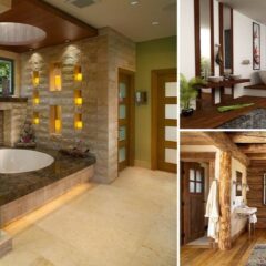 30 Exquisite & Inspired Bathrooms With Stone Walls