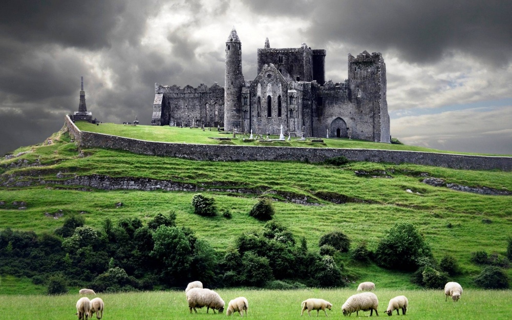 The Rock of Cashel was the residence of the high kings of Munster for several hundred years before the Normans.