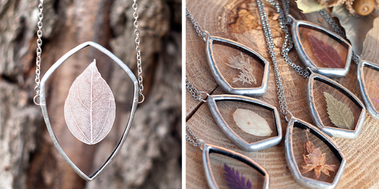 Artist Preserves The Beauty Of Nature In Pressed Glass Jewelry