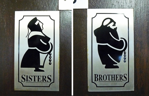 Toilet Sign At Holy Island