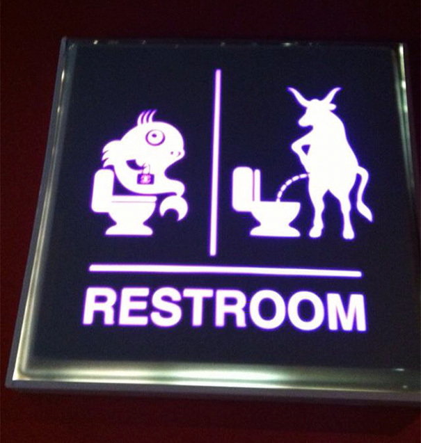 Best Restroom Sign Ever