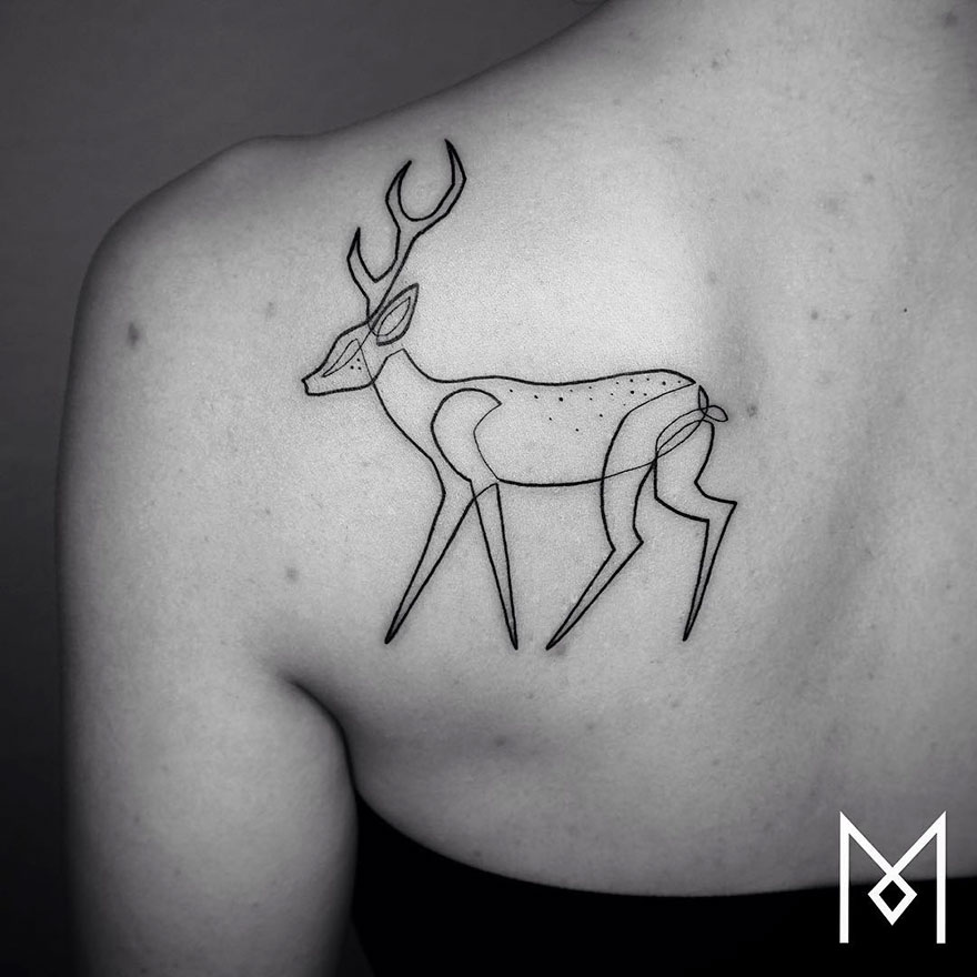 Minimalist-Single-Line-Tattoos-By-Mo-Ganji
