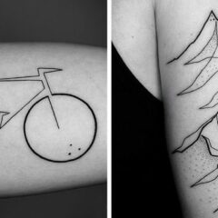Minimalist Single Line Tattoos By Iranian-German Artist (55+ Pics)
