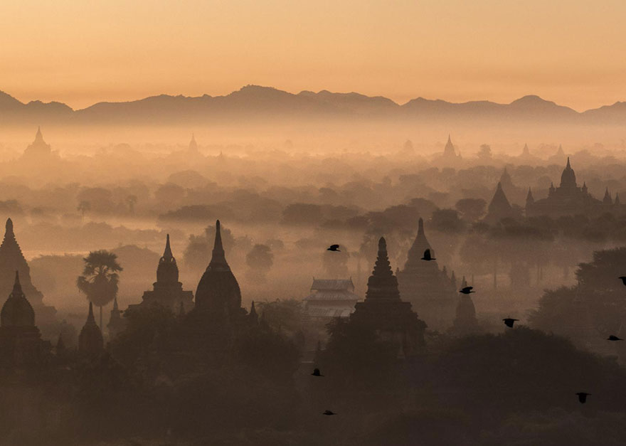 Sunrise Over Bagan, Myanmar