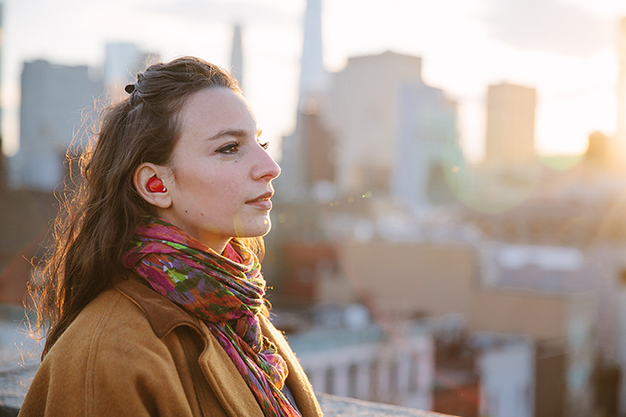 The gadget comprises two earpieces that easily fit into your ears