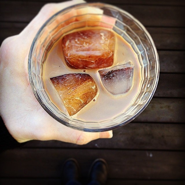 When making iced coffee, freeze coffee into ice cubes prior so that when the ice melts in the coffee, it's not diluted.