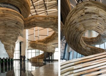 Sculptural-Stair-Element-Newest-Addition-Tel-Avivs-Skyline