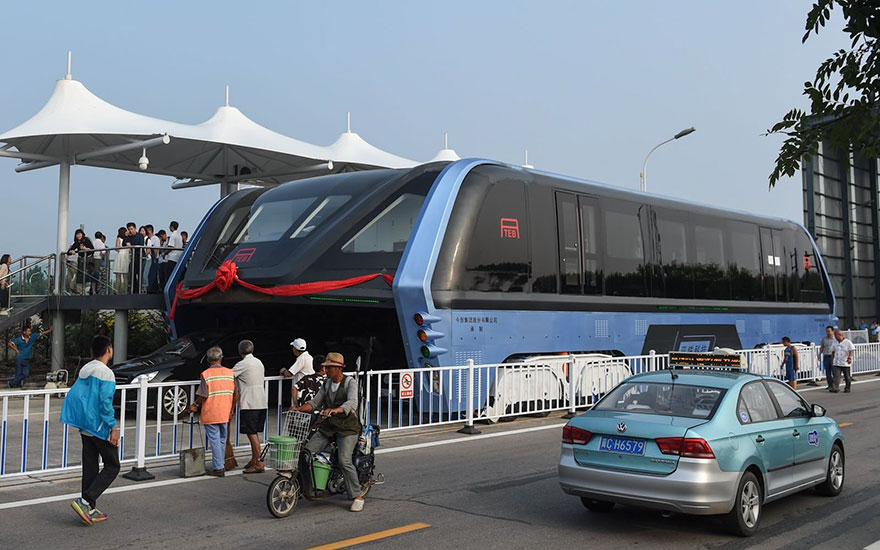 Elevated-Bus-Beijing-China