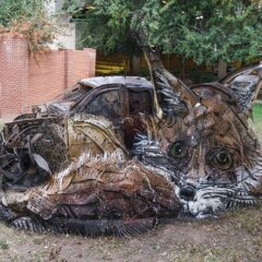 Artist Turns Trash Into Animals To Remind Us About Pollution