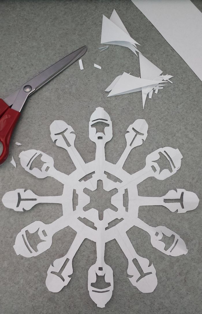 I Got Bored At Work, So I Made Star Wars Snowflakes!