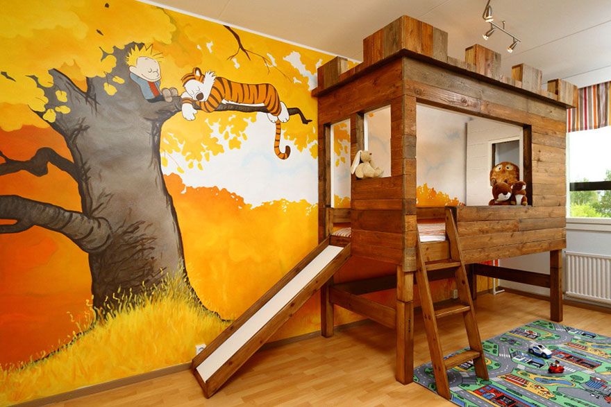 Calvin and Hobbes Bedroom