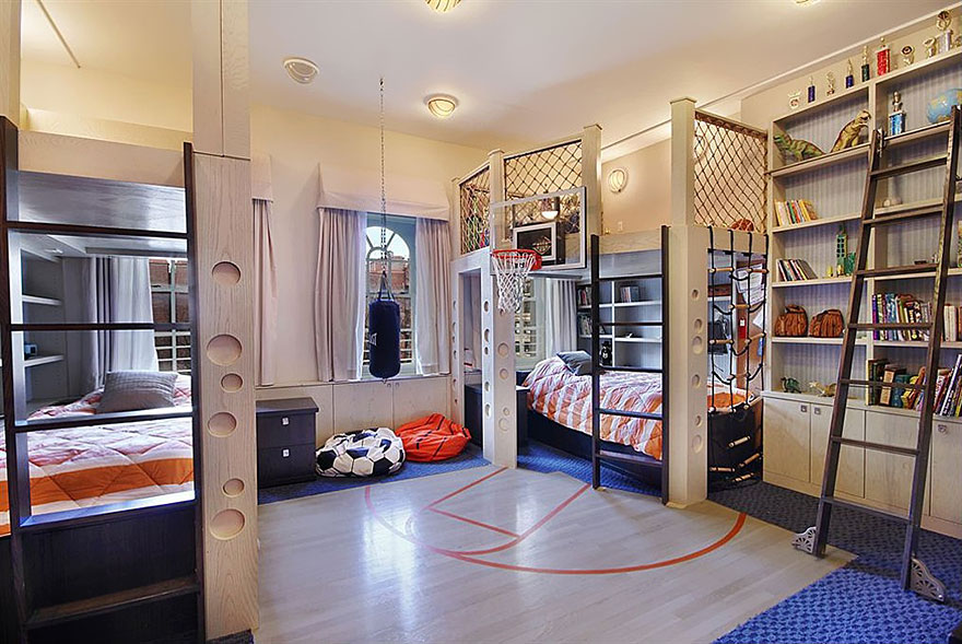 Basketball Court Bedroom