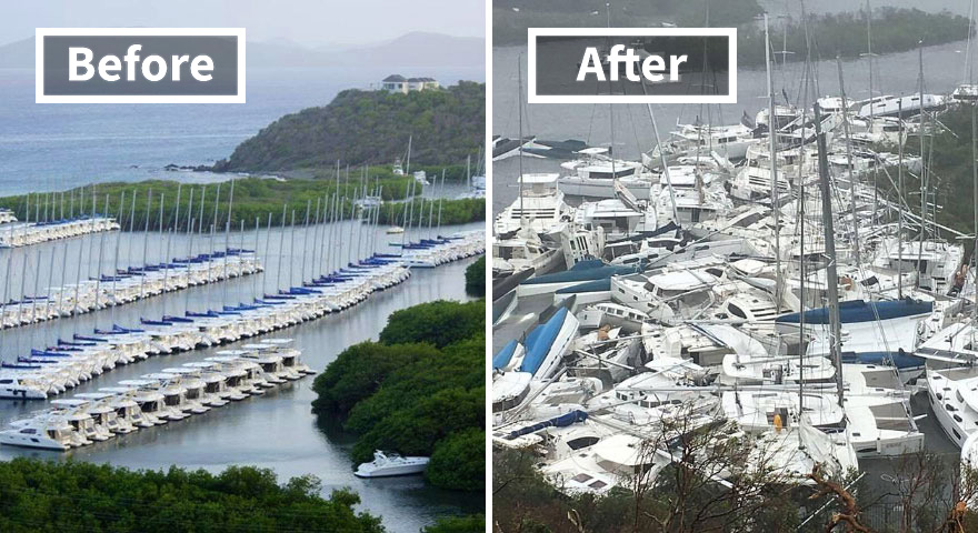 Paraquita Bay (Before And After Irma Damage)
