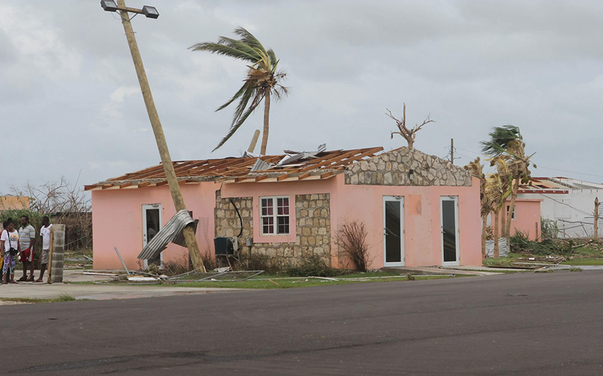This Image Shows A Destroyed House On The Island Of Barbuda After Hurricane Irma Hit The Island