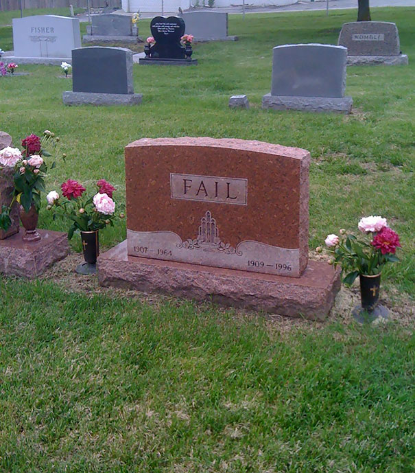 I Chuckle Every Time I Go To The Cemetery