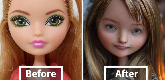 Ukrainian Artist Removes Makeup From Dolls To Repaint Them, And Result Is Almost Too Real