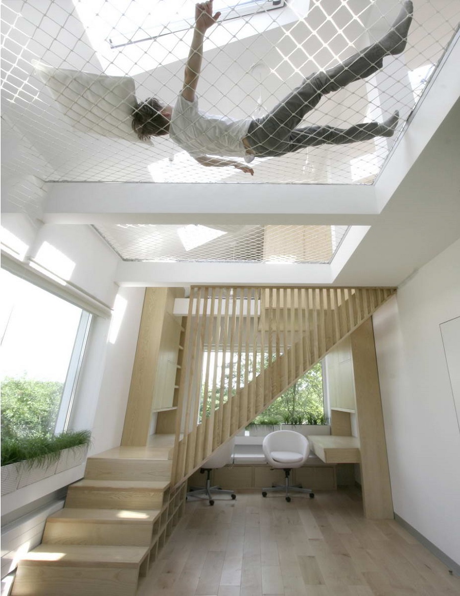Take relaxation to another level with these hammock floors.