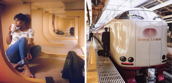 Japanese Sleeper Trains Interiors Are A Peaceful Oasis