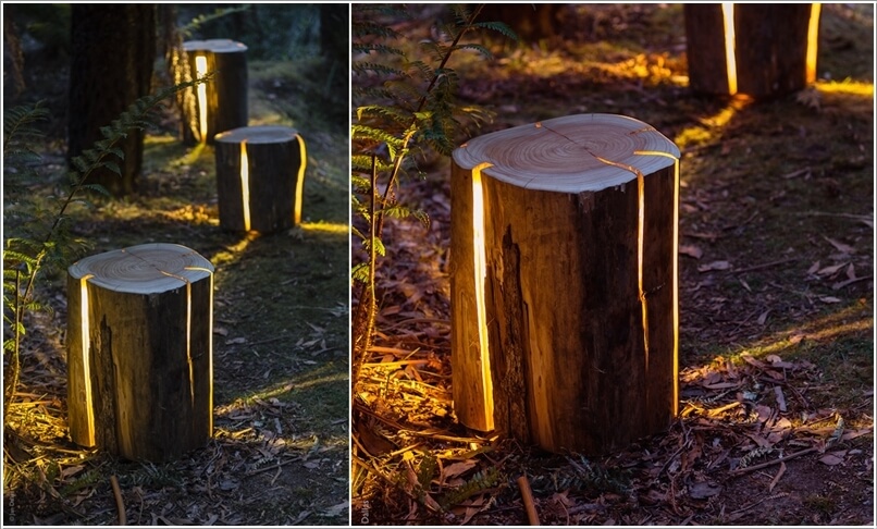 How About These Stump Outdoor Lights? Amazing! Aren’t They?