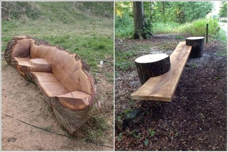 Stretch Your Creative Muscle and Build a Bench with Stumps