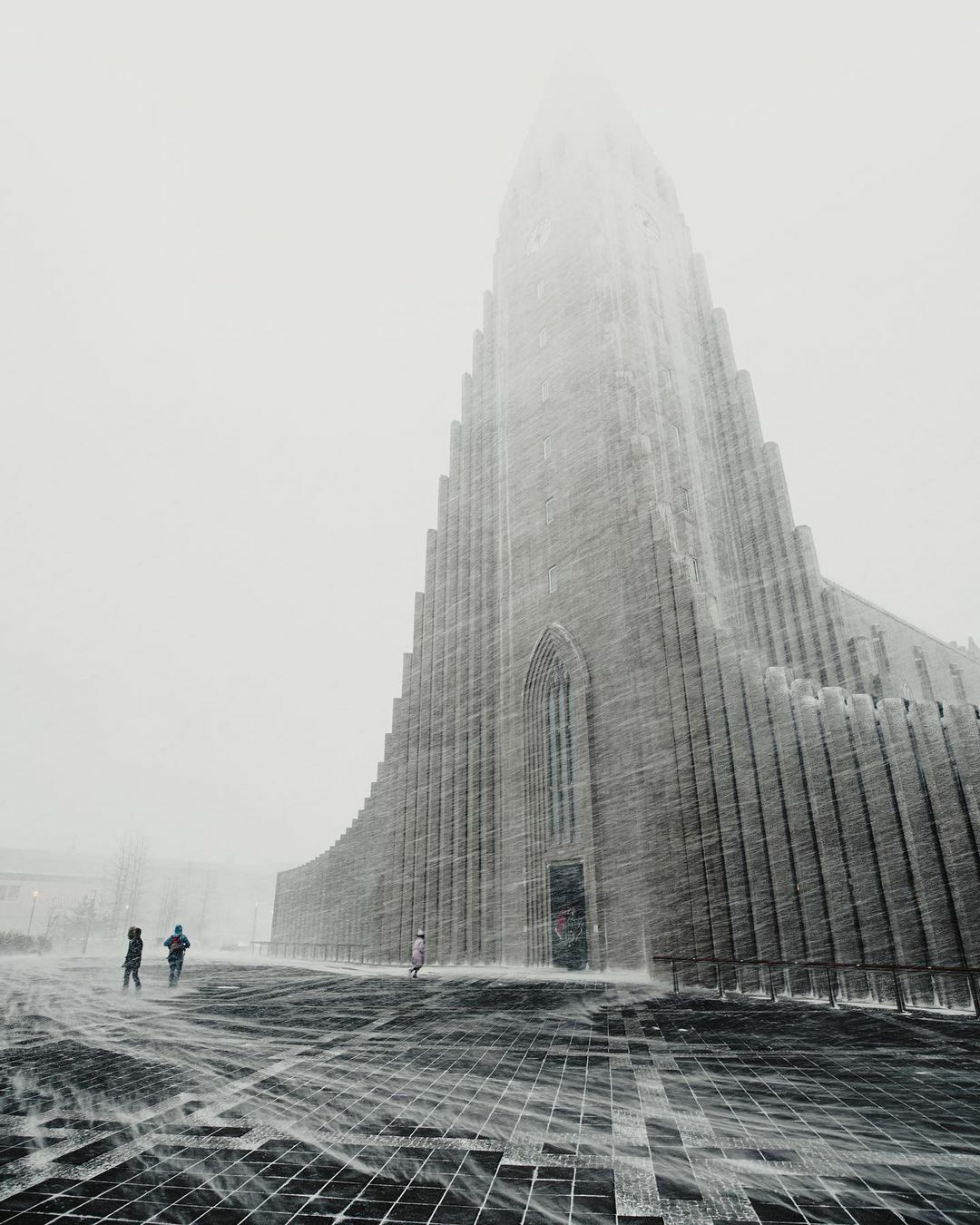 Winter Has Come In Iceland. Hallgrímskirkja In Reykjavík. Photo By Gunnar Freyr