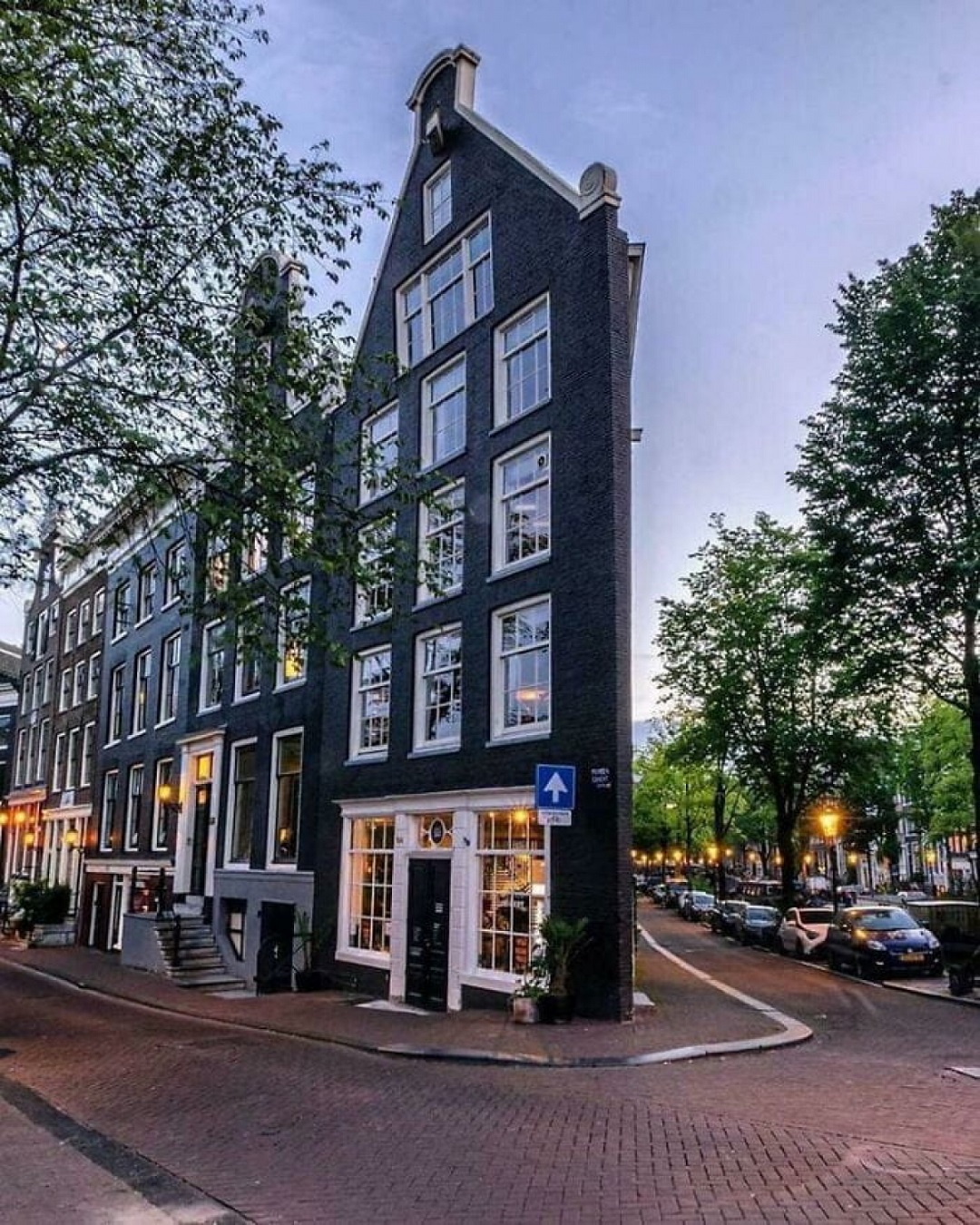 Very Narrow Corner House, Amsterdam, Netherlands