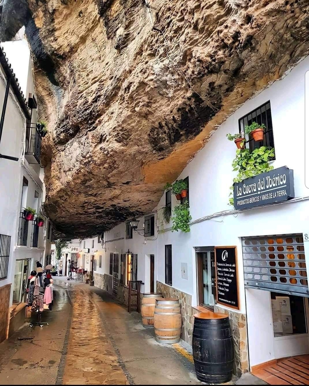 Setenil De Las Bodegas In Cadiz, Spain